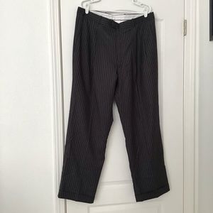 (LIKE NEW) Men’s Black Pinstripe Suit Pants